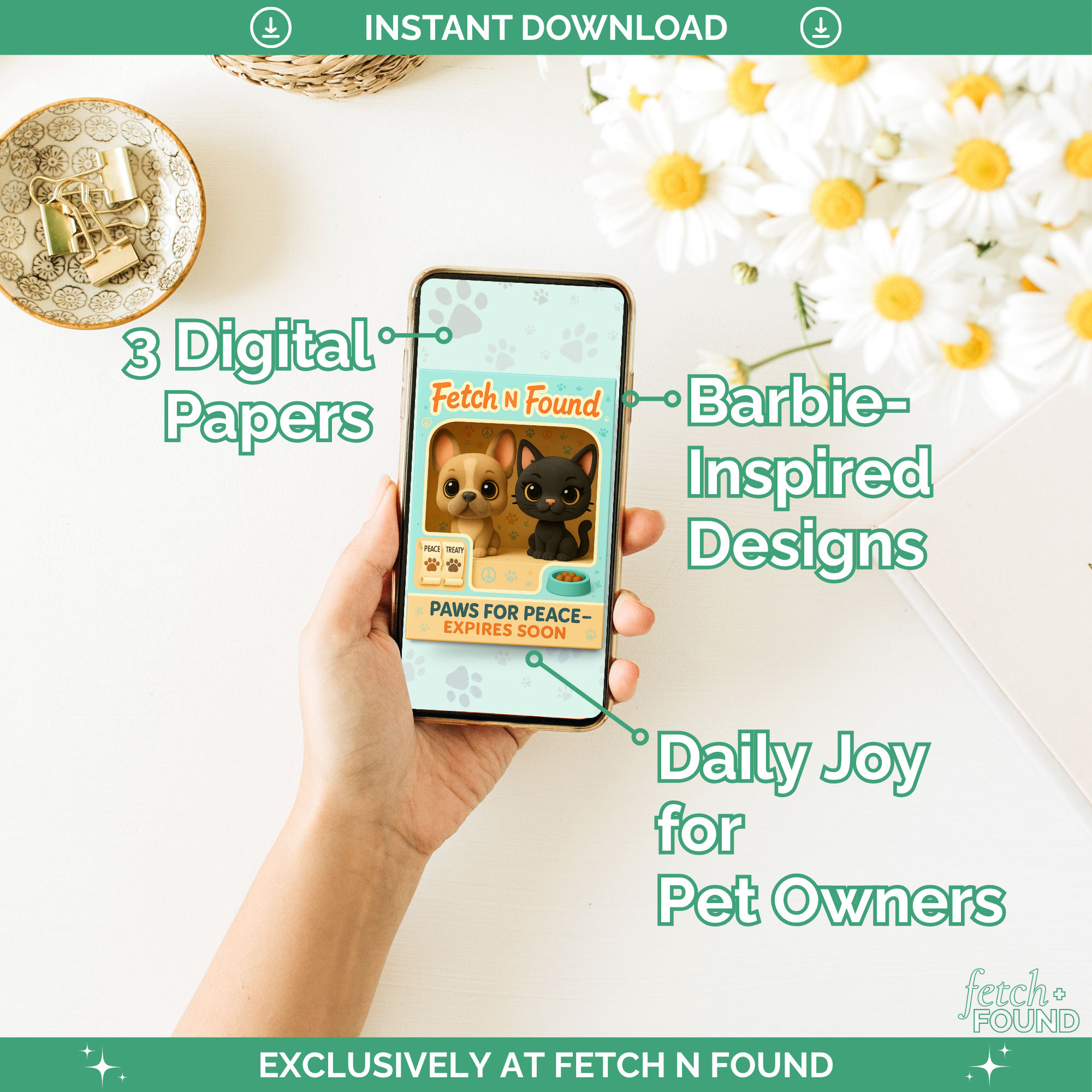 Fashion Doll Aesthetic Digital Wallpaper for iOS and Android Phones