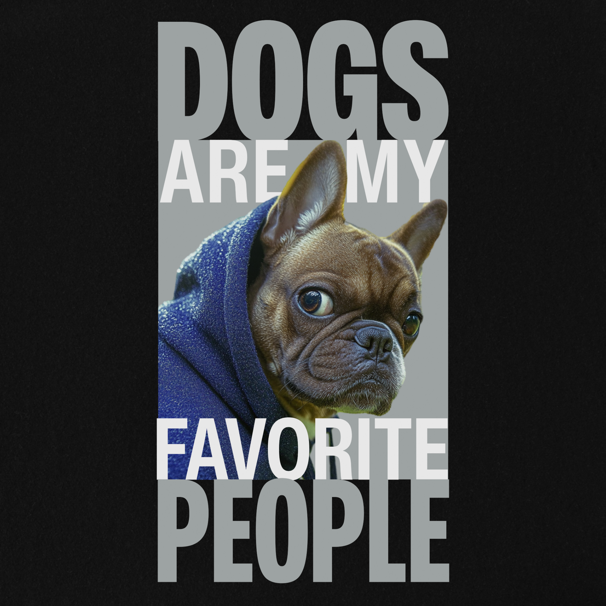 Modern Dogs Are My Favorite People Dog Graphic Comfort Colors T-Shirt in Black
