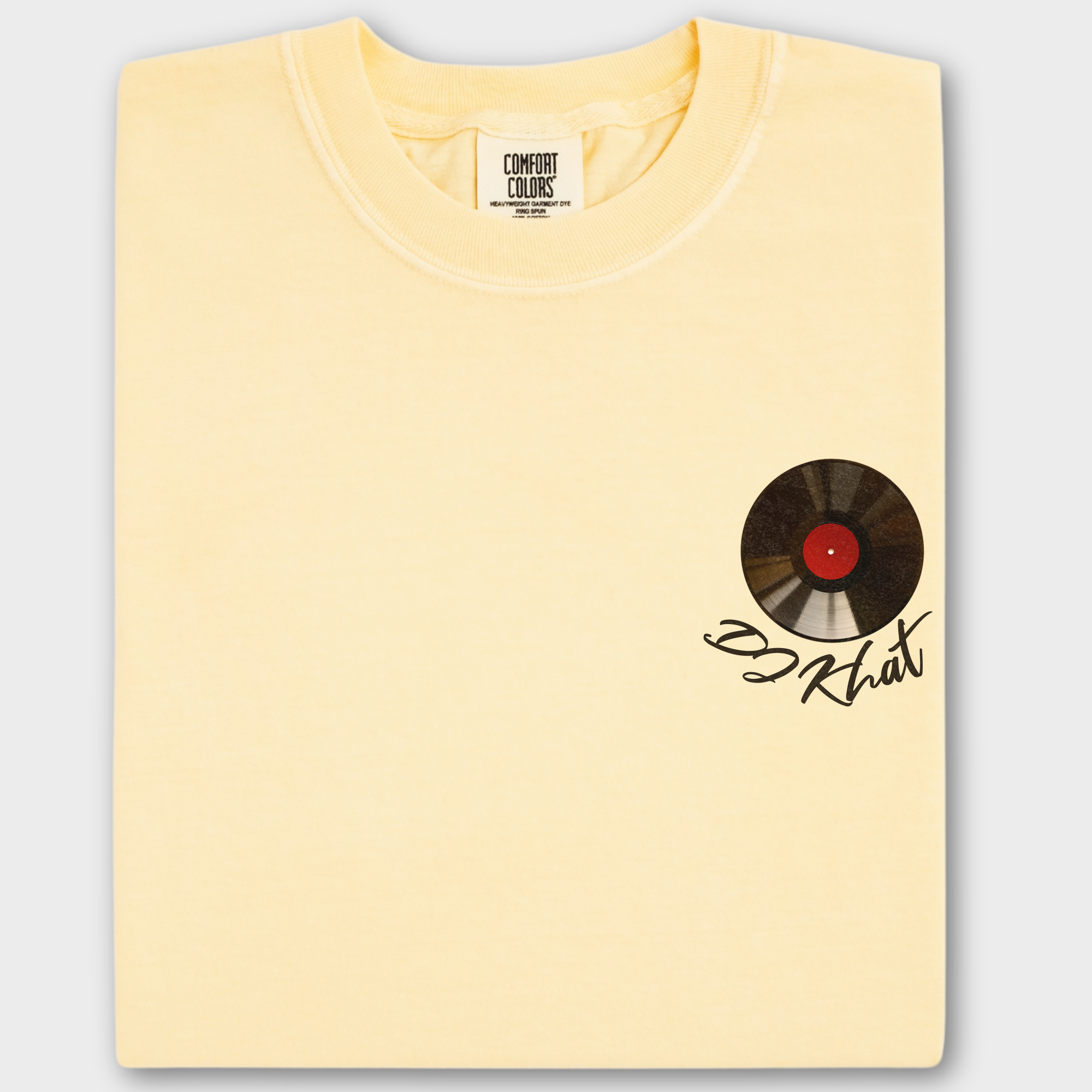 Retro DJ Khat Cat Graphic Comfort Colors Premium T-Shirt in Butter-Fetch N Found