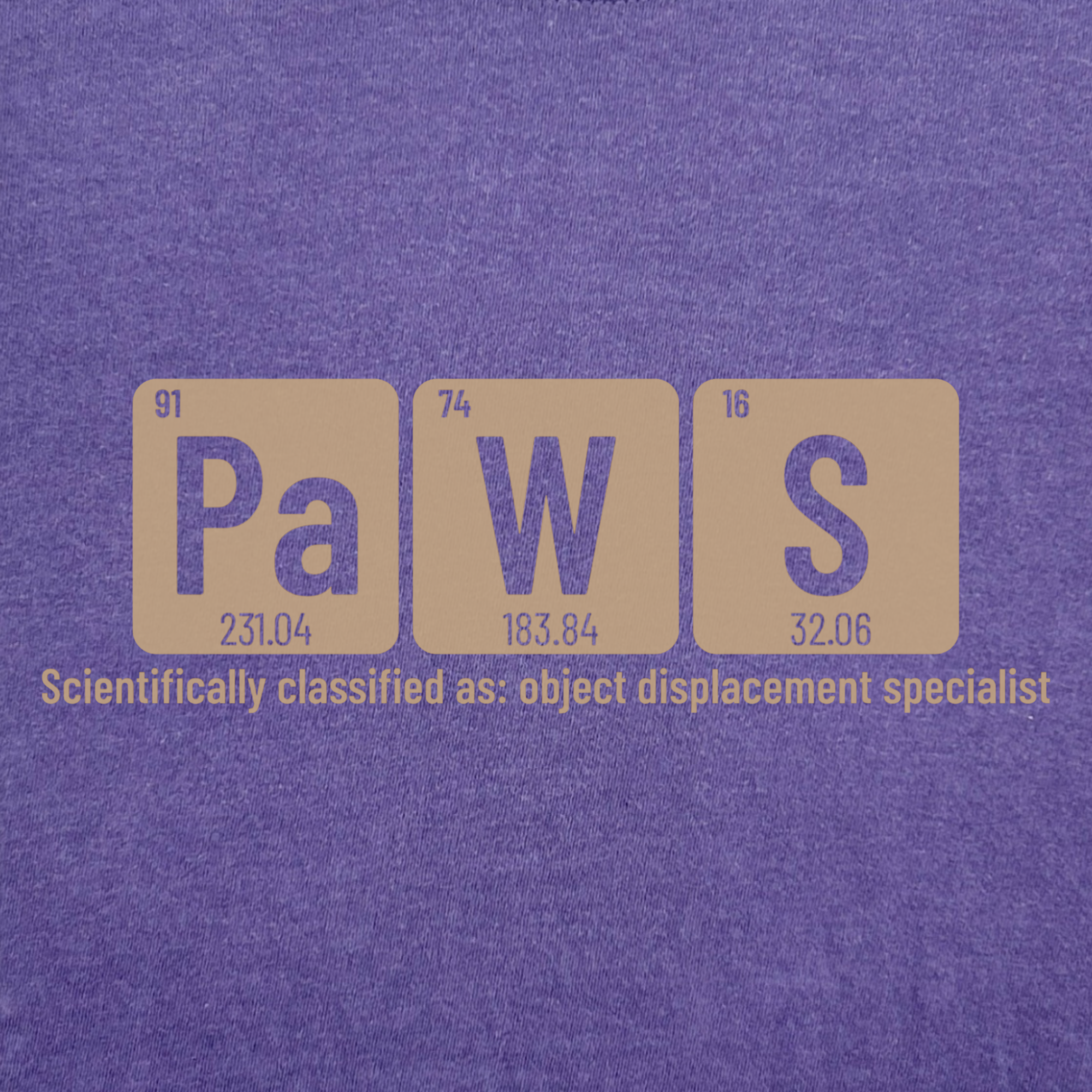 Vintage Paws Cat Graphic Comfort Colors T-Shirt in Grape