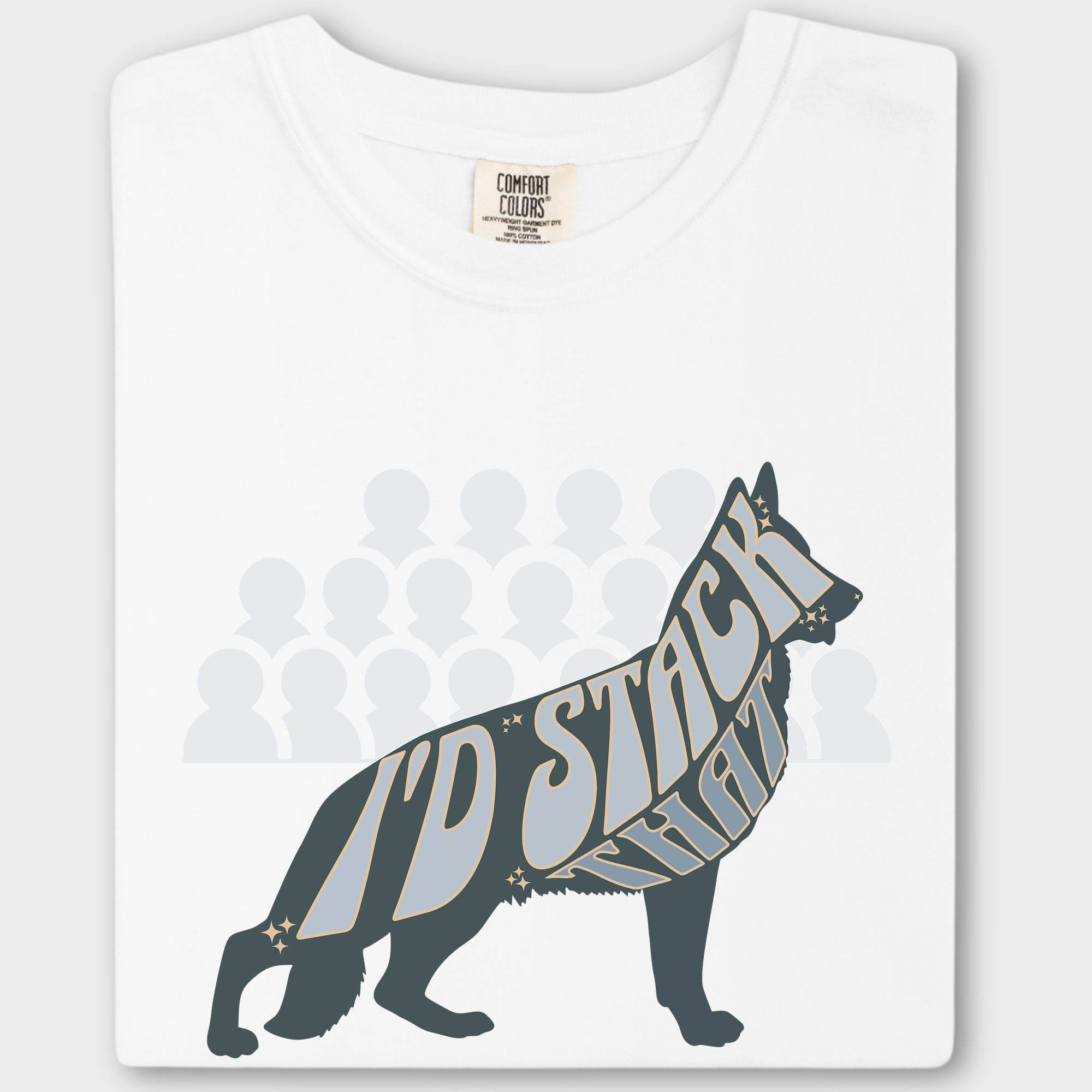 Id Stack That Dog Show Handler T-Shirt in White
