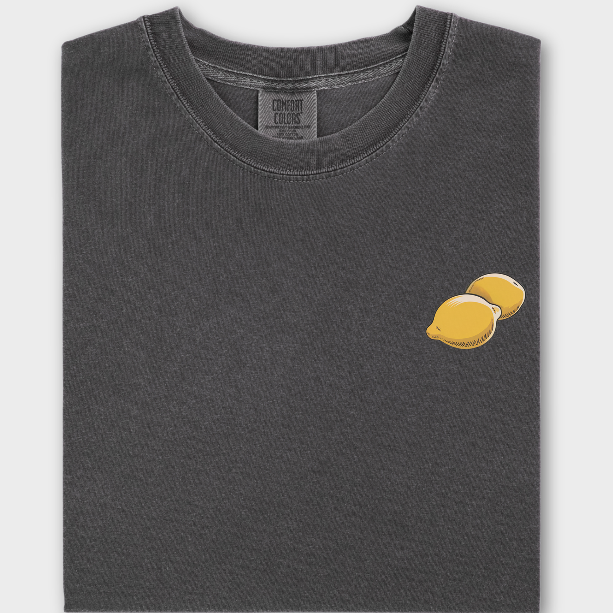 Vintage Lemon Squeezy Cat Graphic Comfort Colors Premium T-Shirt in Pepper-Fetch N Found