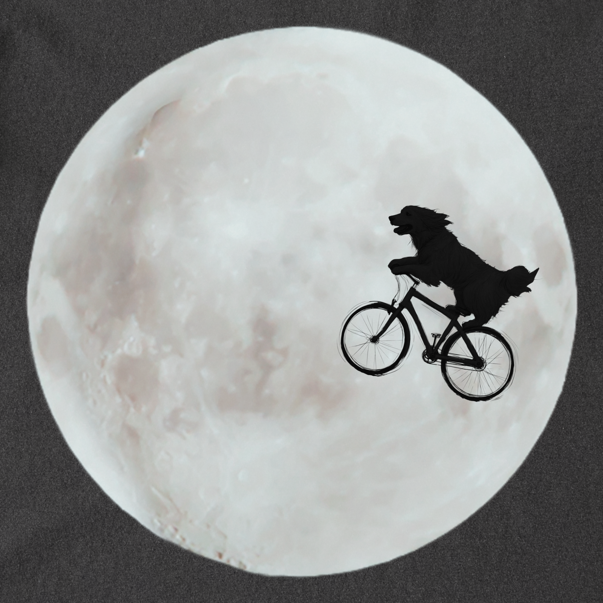 Retro Dog Phone Home Dog Minimalist Comfort Colors T-Shirt in Pepper