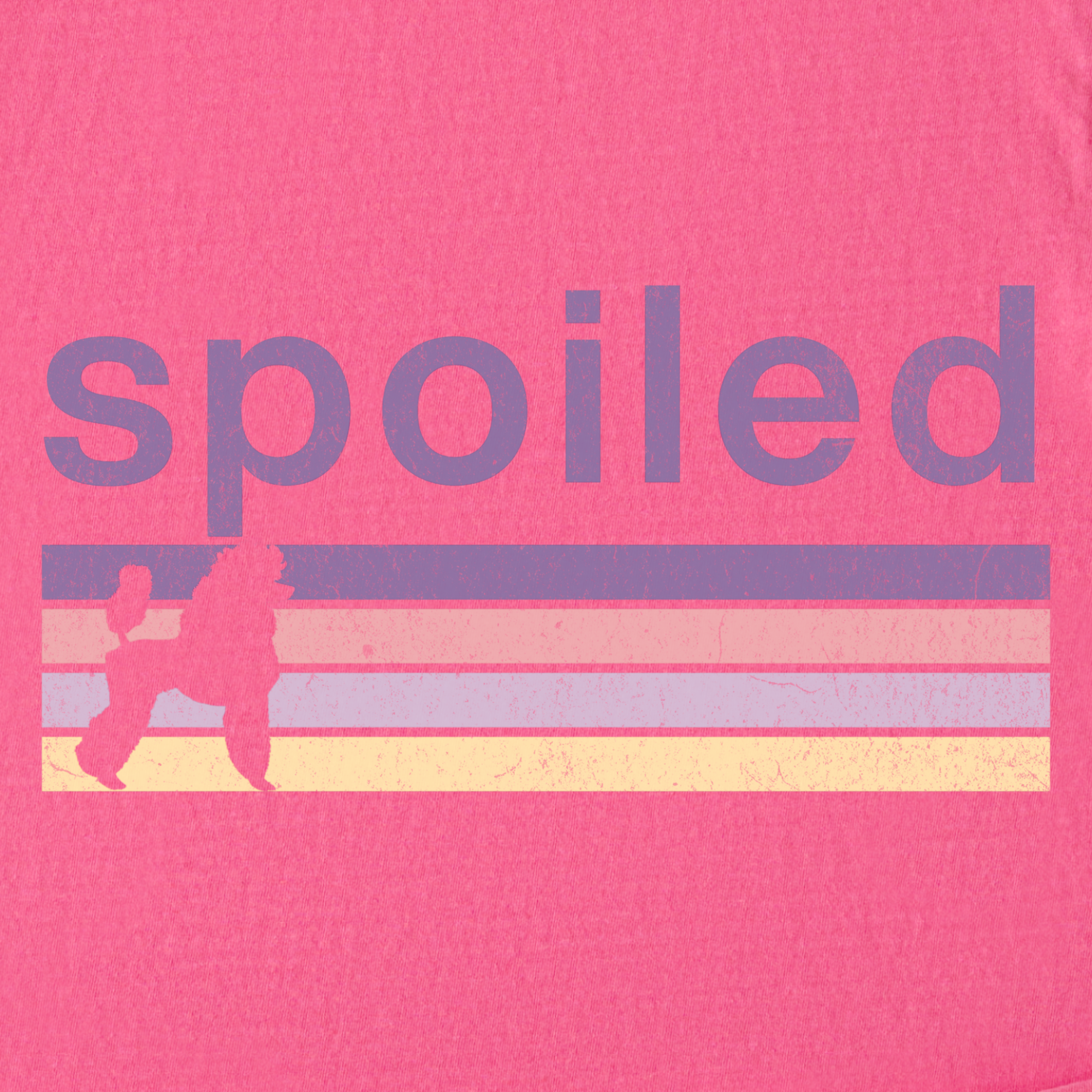 vintage-poodle-spoiled-dog-graphic-comfort-colors-t-shirt-in-crunchberry - Crunchberry Full Graphic