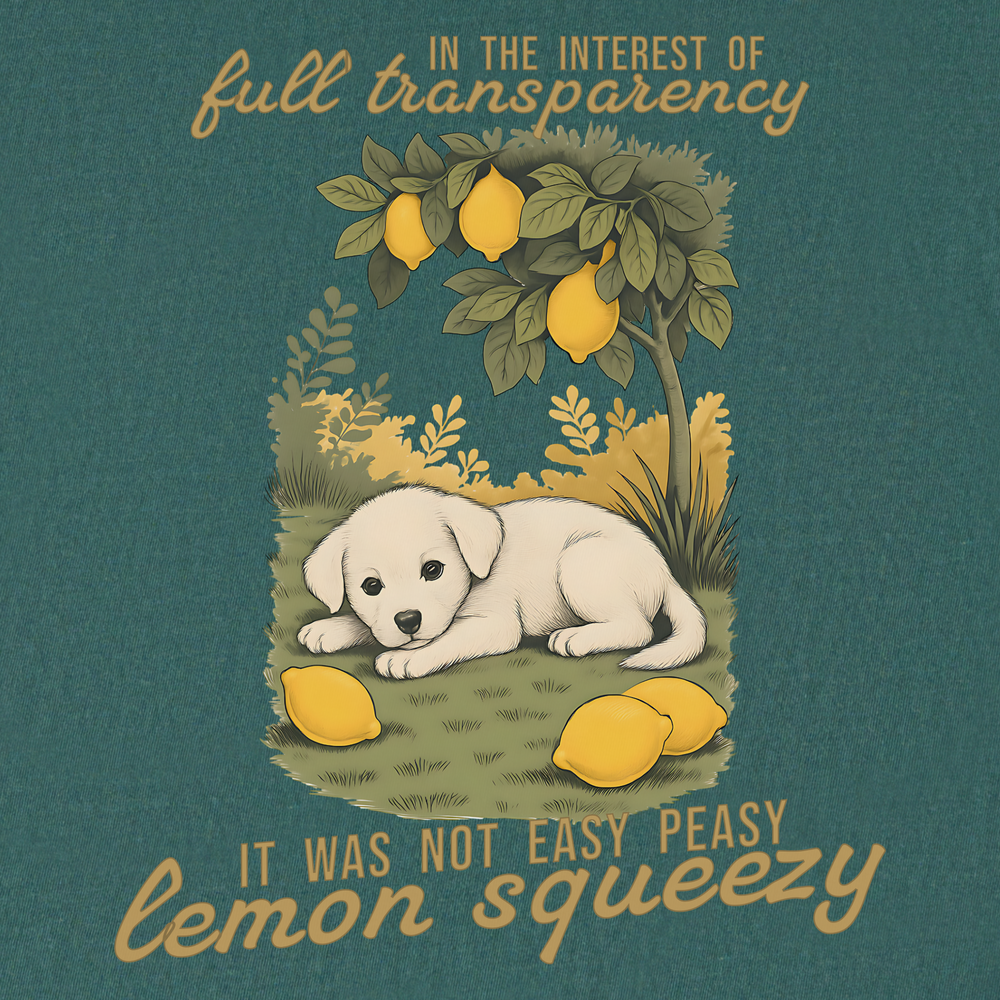 vintage-not-so-easy-lemon-squeezy-dog-dog-graphic-comfort-colors-t-shirt-in-blue-spruce - Blue Spruce Full Graphic