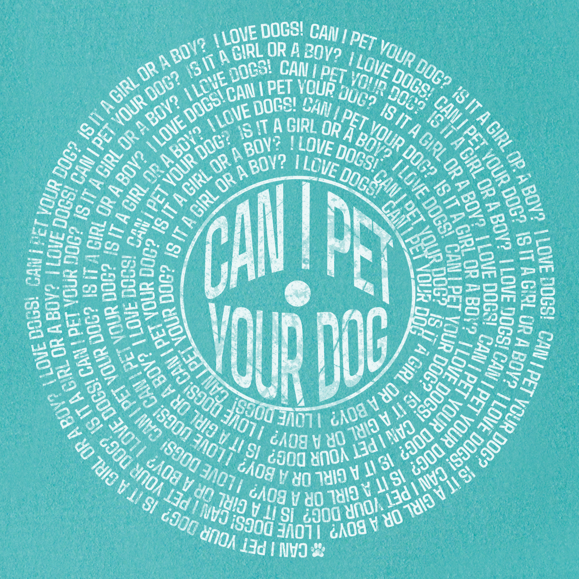 vintage-can-i-pet-your-dog-analog-record-song-dog-graphic-comfort-colors-t-shirt-in-seafoam - Seafoam Full Graphic