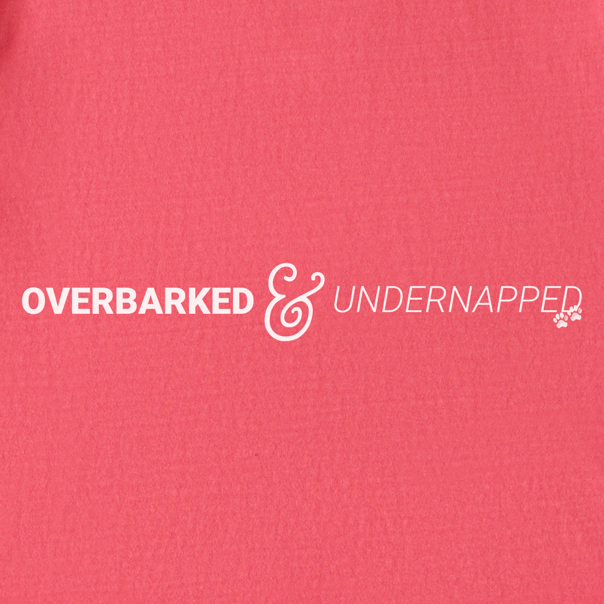 overbarked-undernapped-t-shirt-in-watermelon - Watermelon Full Graphic