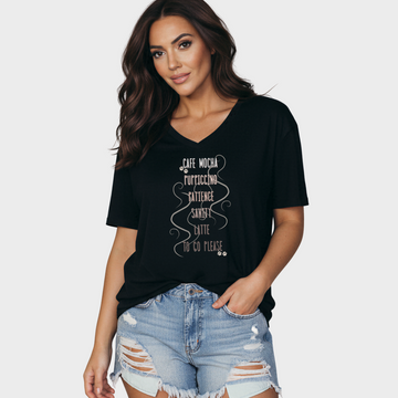 Bella+Canvas Cafe Mocha Sanity Latte Dog Parent Tee - (Black)