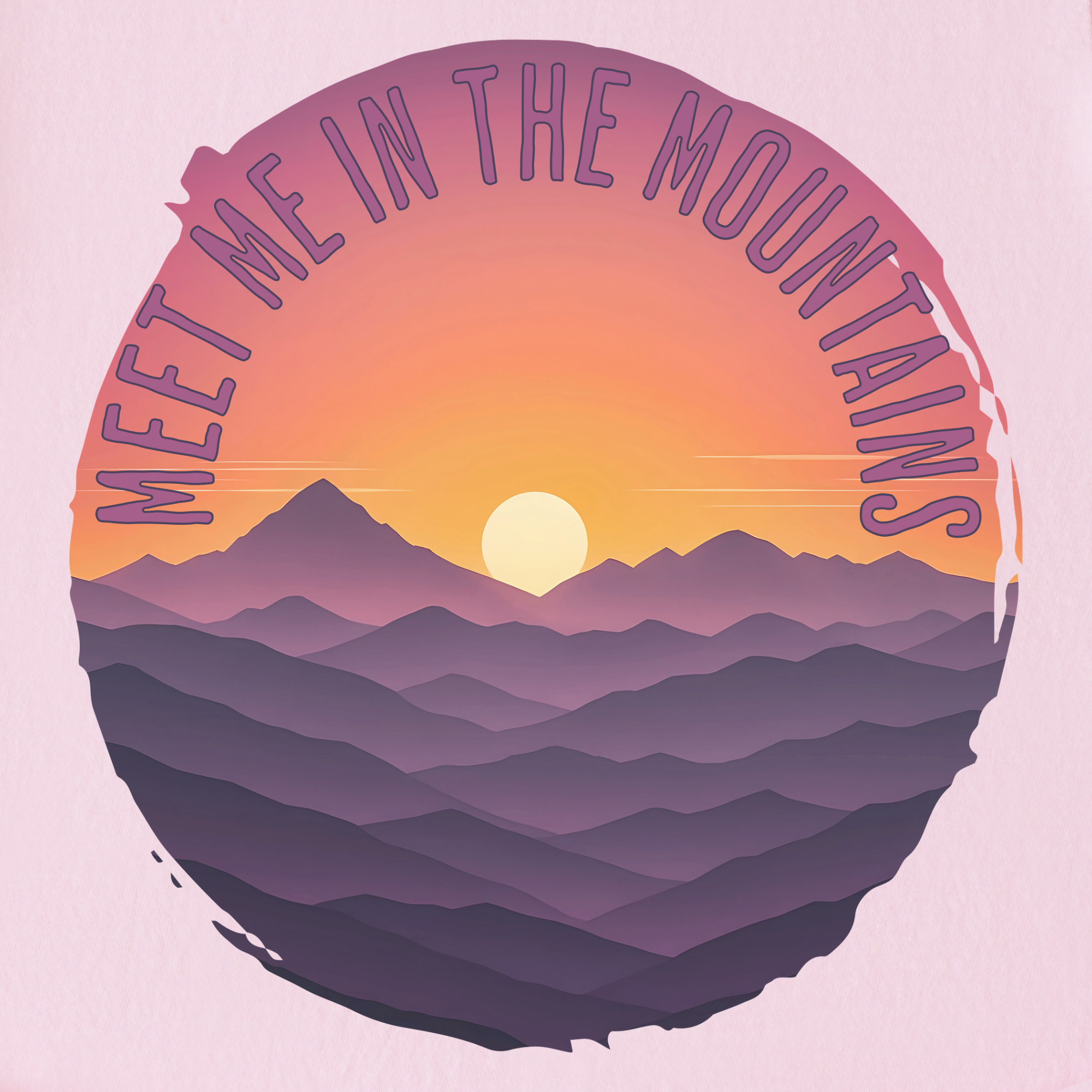 artistic-meet-me-in-the-mountains-version-ii-pet-graphic-comfort-colors-t-shirt-in-blossom - Blossom Full Graphic