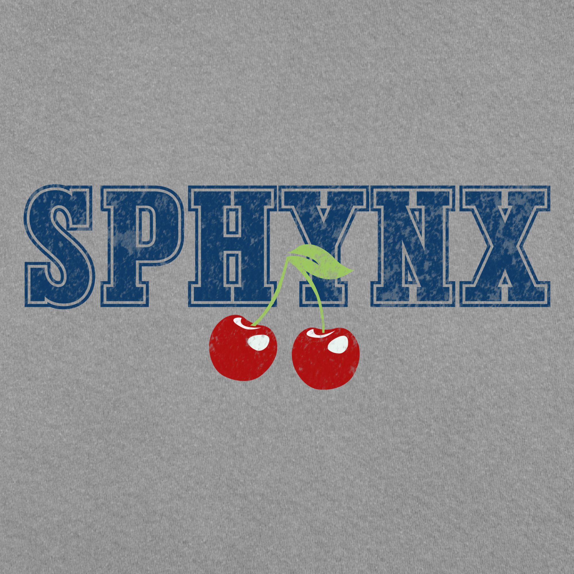 sphynx-cherry-comfort-colors-t-shirt-in-grey - Grey Full Graphic