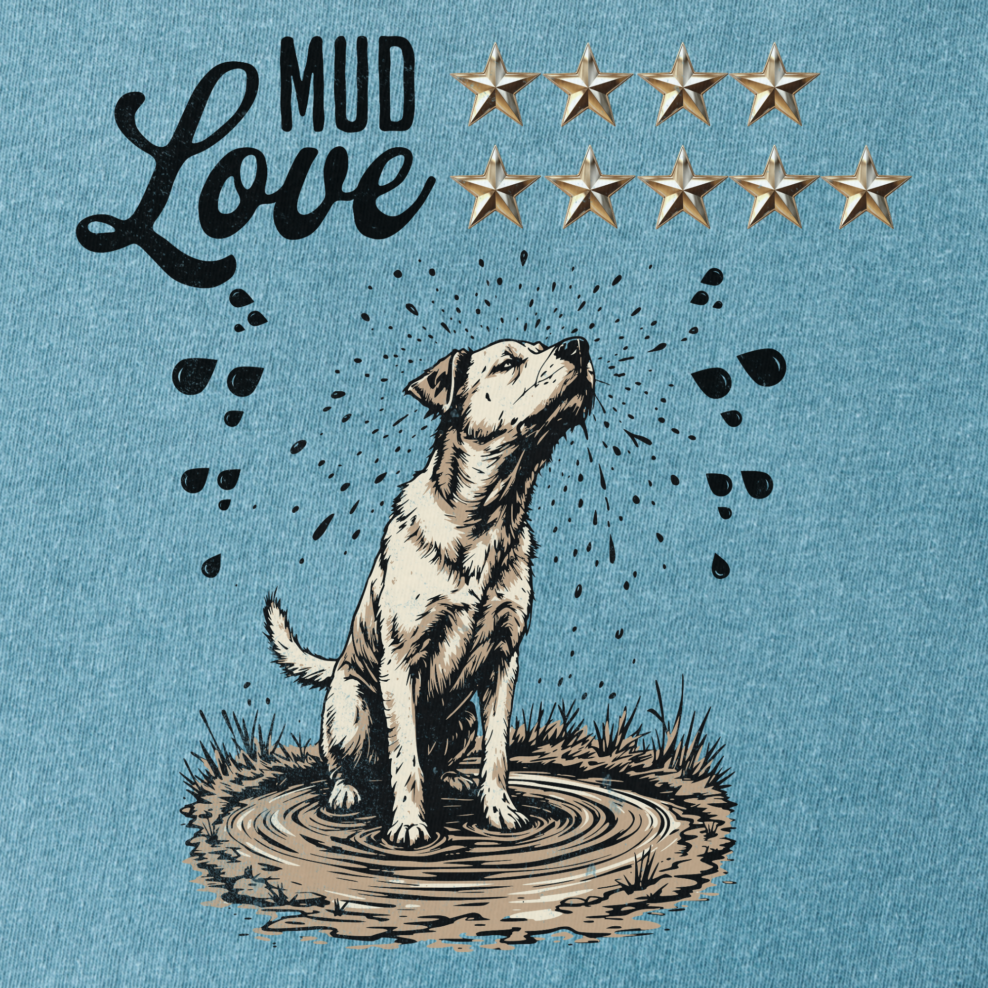 mud-4-stars-love-5-stars-tshirt-in-ice-blue - Ice Blue Full Graphic
