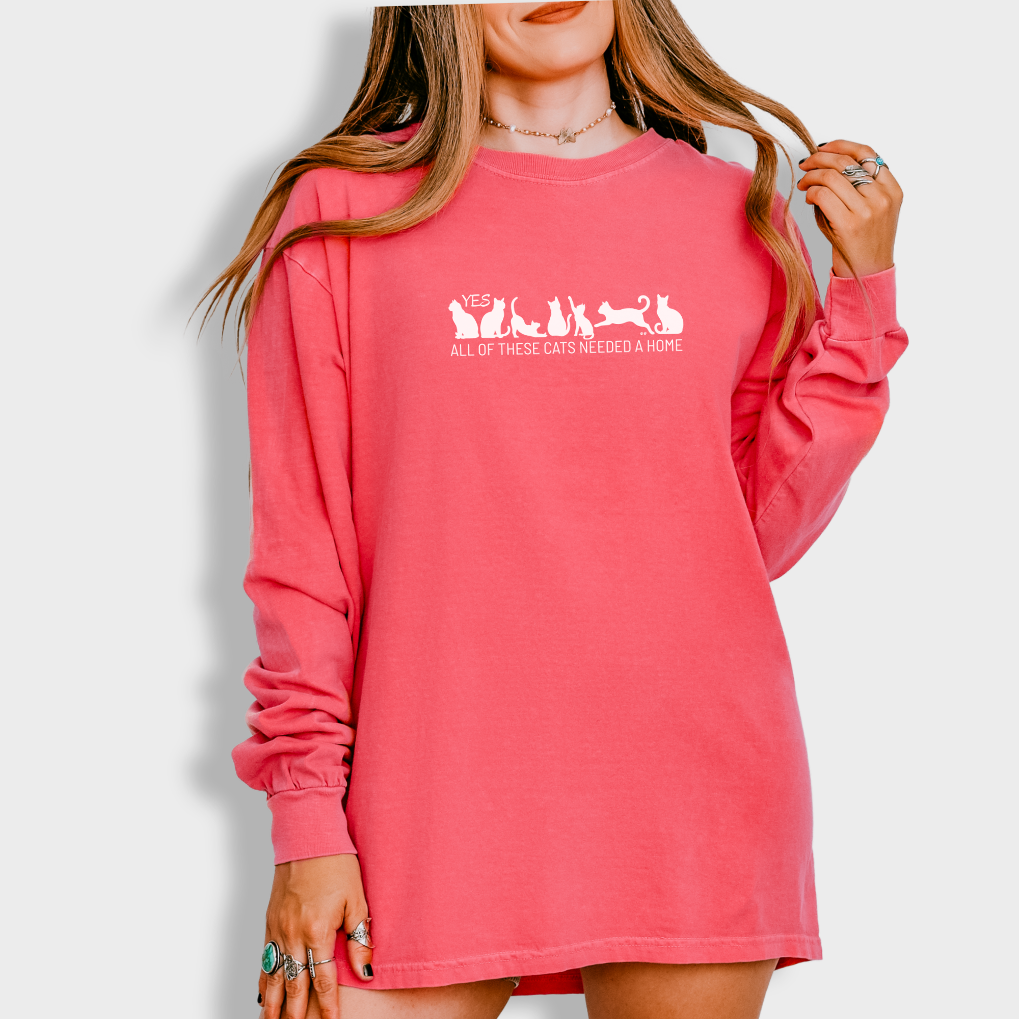 fetch-n-found  unisex tee for men and women featuring , Yes all of these cats needed a home Watermelon graphic T-Shirt made of 100% cotton - Watermelon Model 1