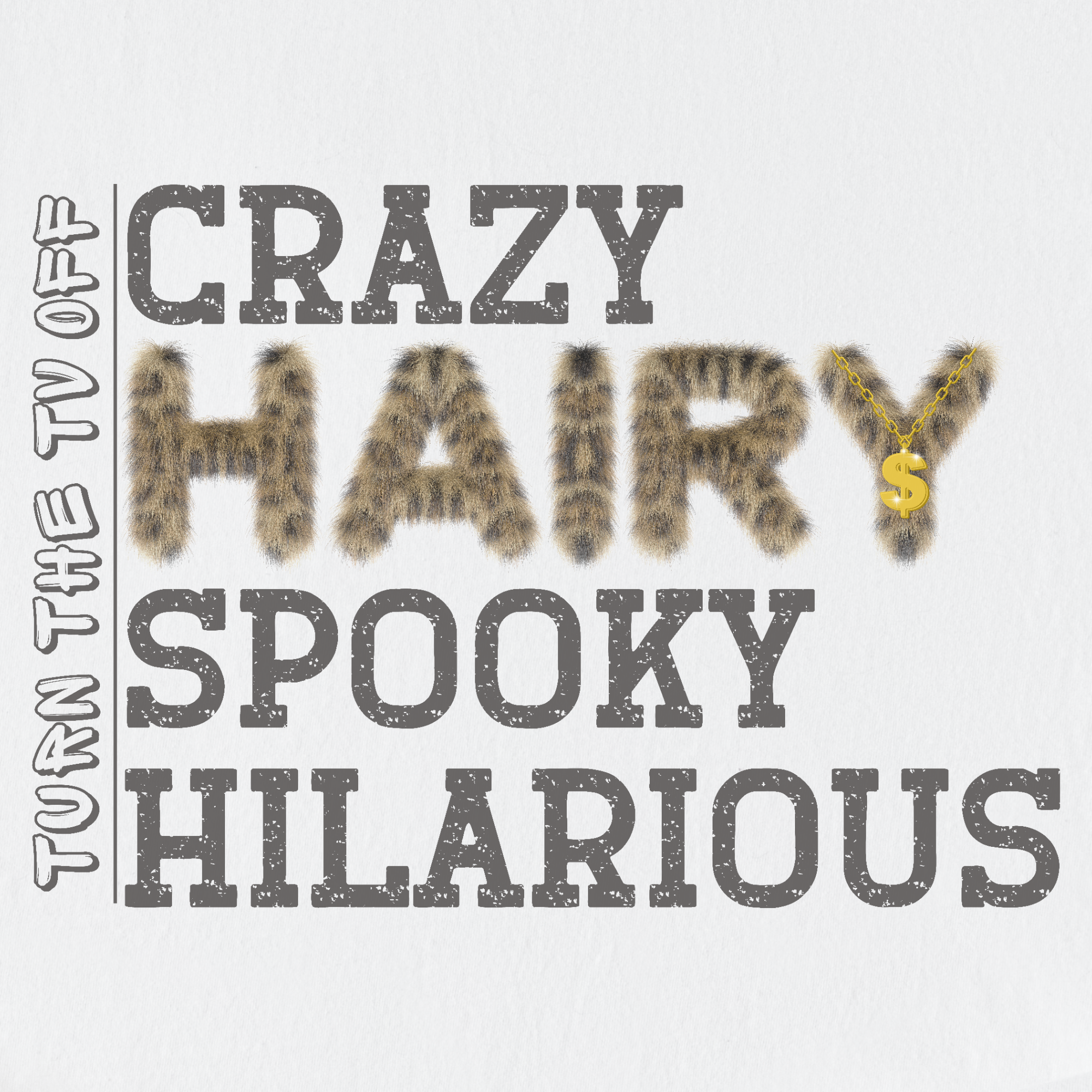 kendrick-lamar-inspired-crazy-scary-spooky-hilarious-pet-version-t-shirt-in-white - White Full Graphic