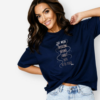 Comfort Colors® Dog Mom Needs Coffee Sarcastic Tee - (True Navy)