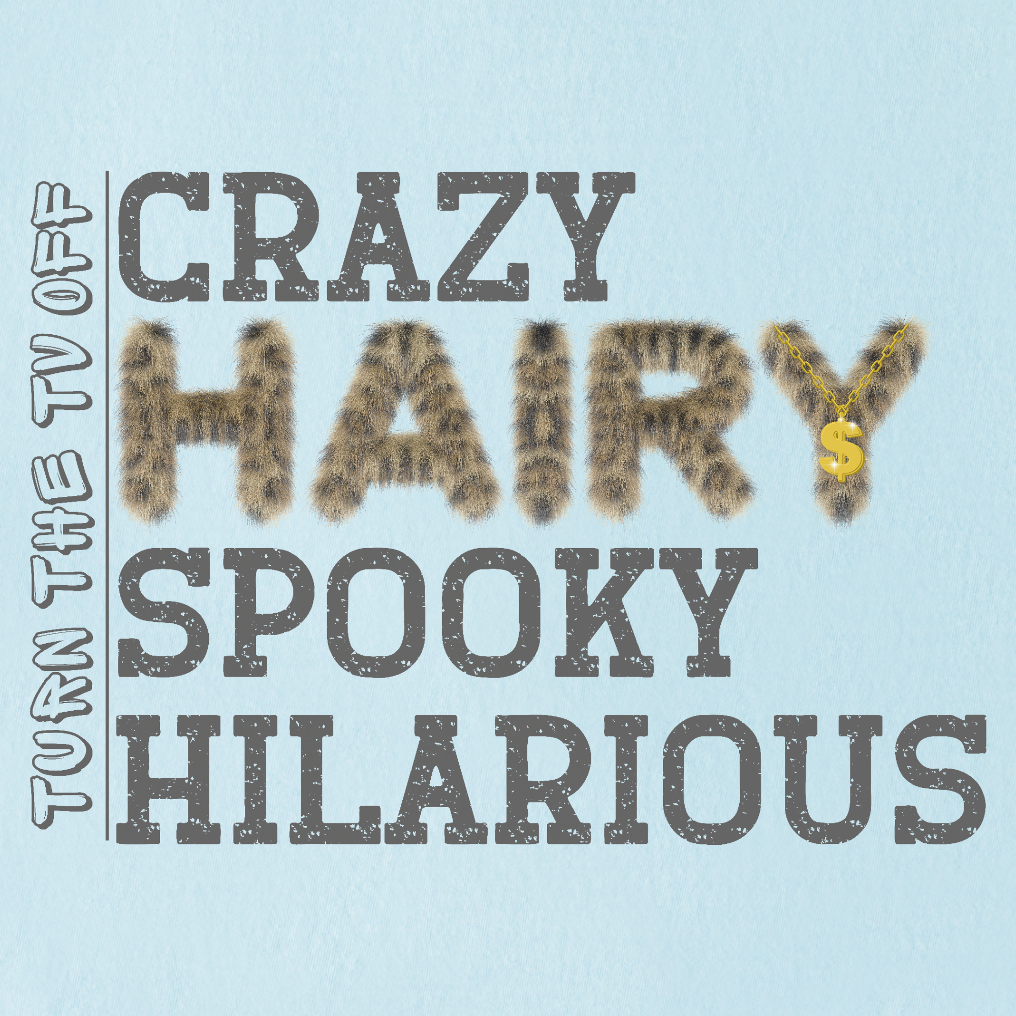 kendrick-lamar-inspired-crazy-scary-spooky-hilarious-pet-version-t-shirt-in-chambray - Chambray Full Graphic