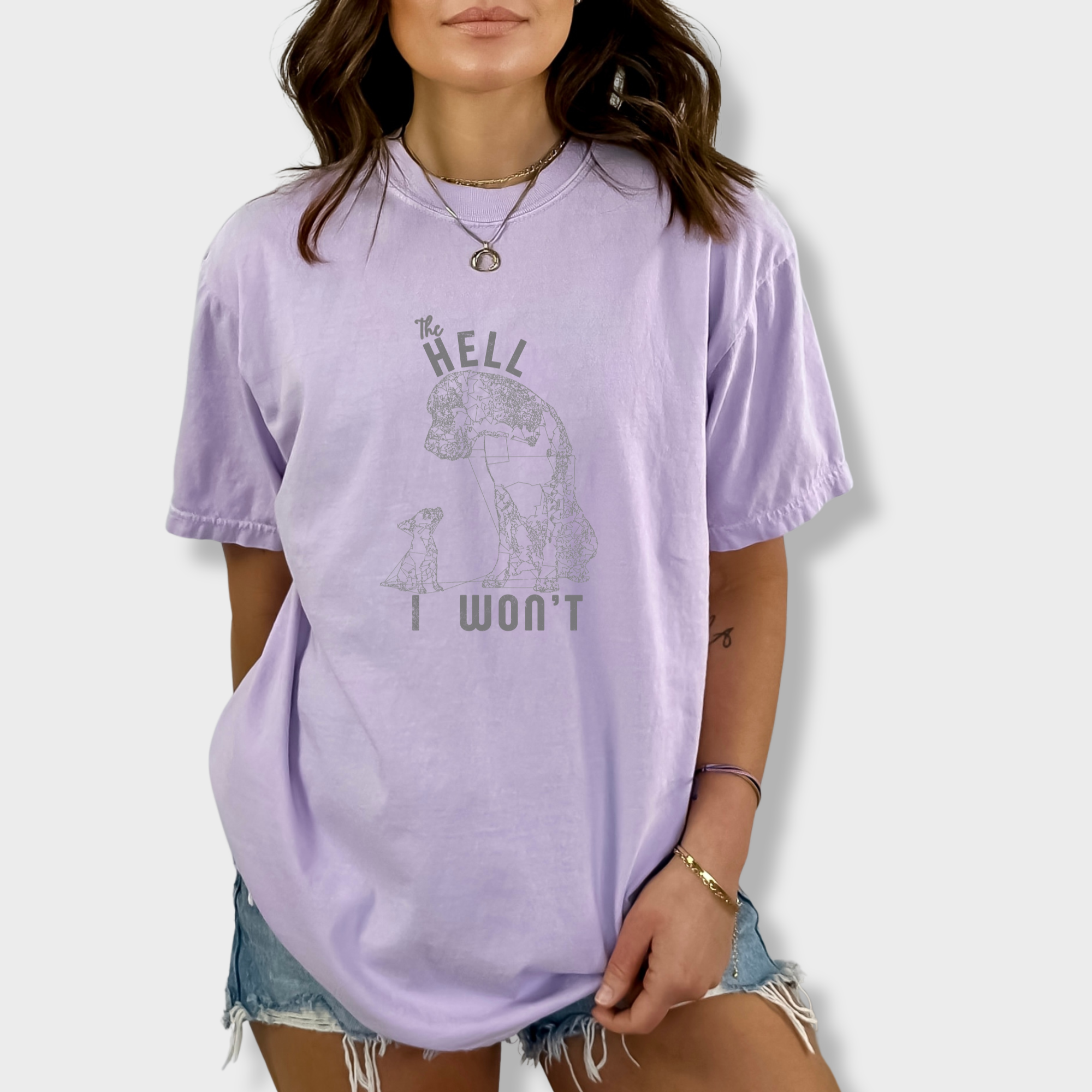 the-hell-i-wont-dog-edition-comfort-colors-t-shirt-in-orchid - Orchid Lifestyle Male Model