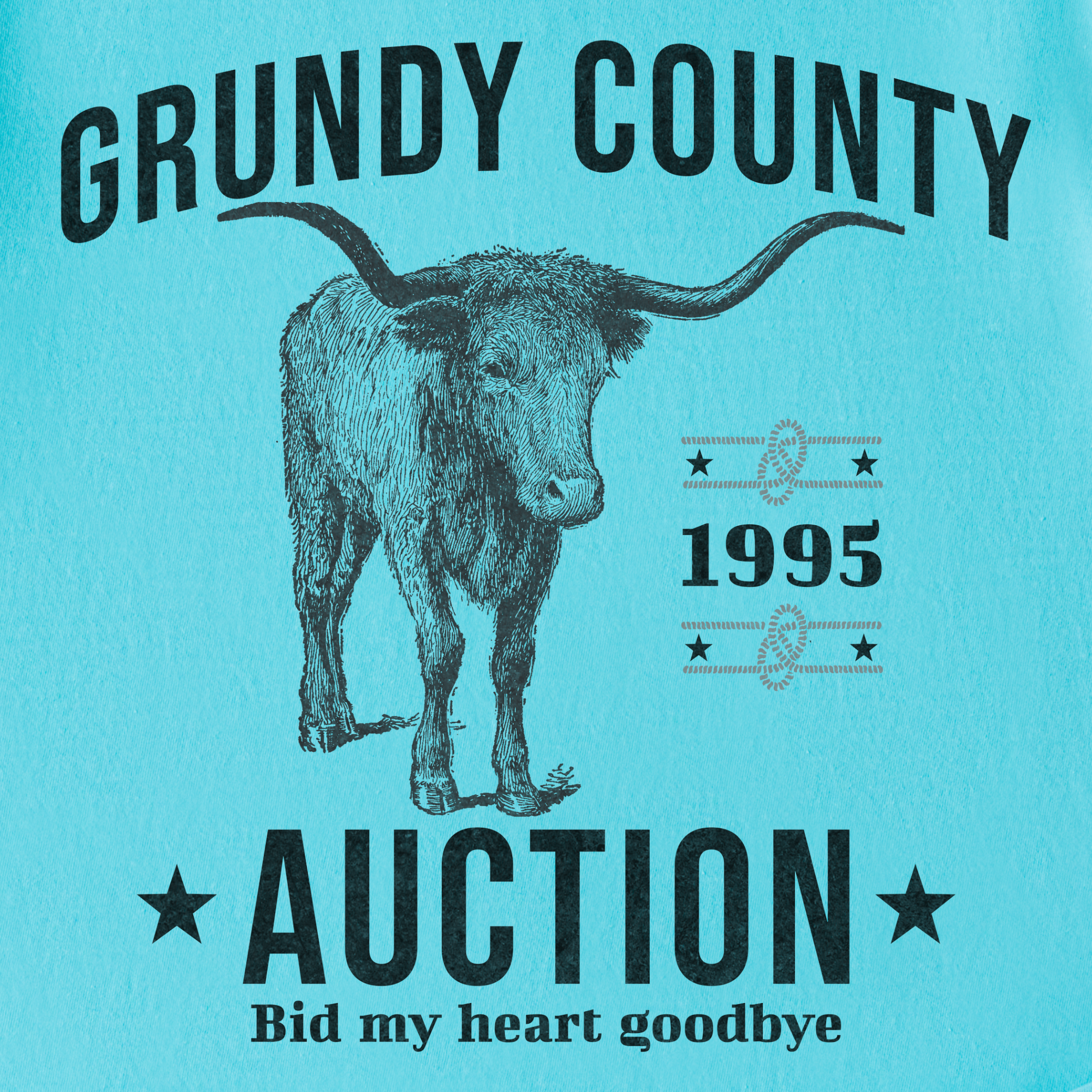 western-grundy-county-auction-animal-line-art-comfort-colors-t-shirt-in-lagoon-blue - Lagoon Blue Full Graphic