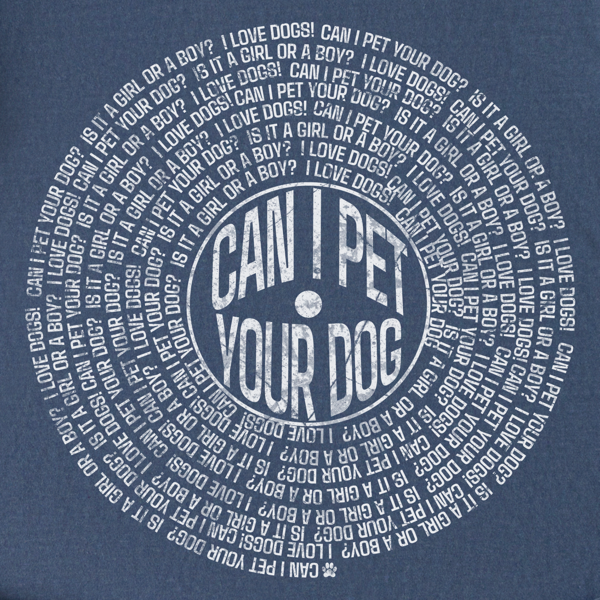 vintage-can-i-pet-your-dog-analog-record-song-dog-graphic-comfort-colors-t-shirt-in-denim - Denim Full Graphic