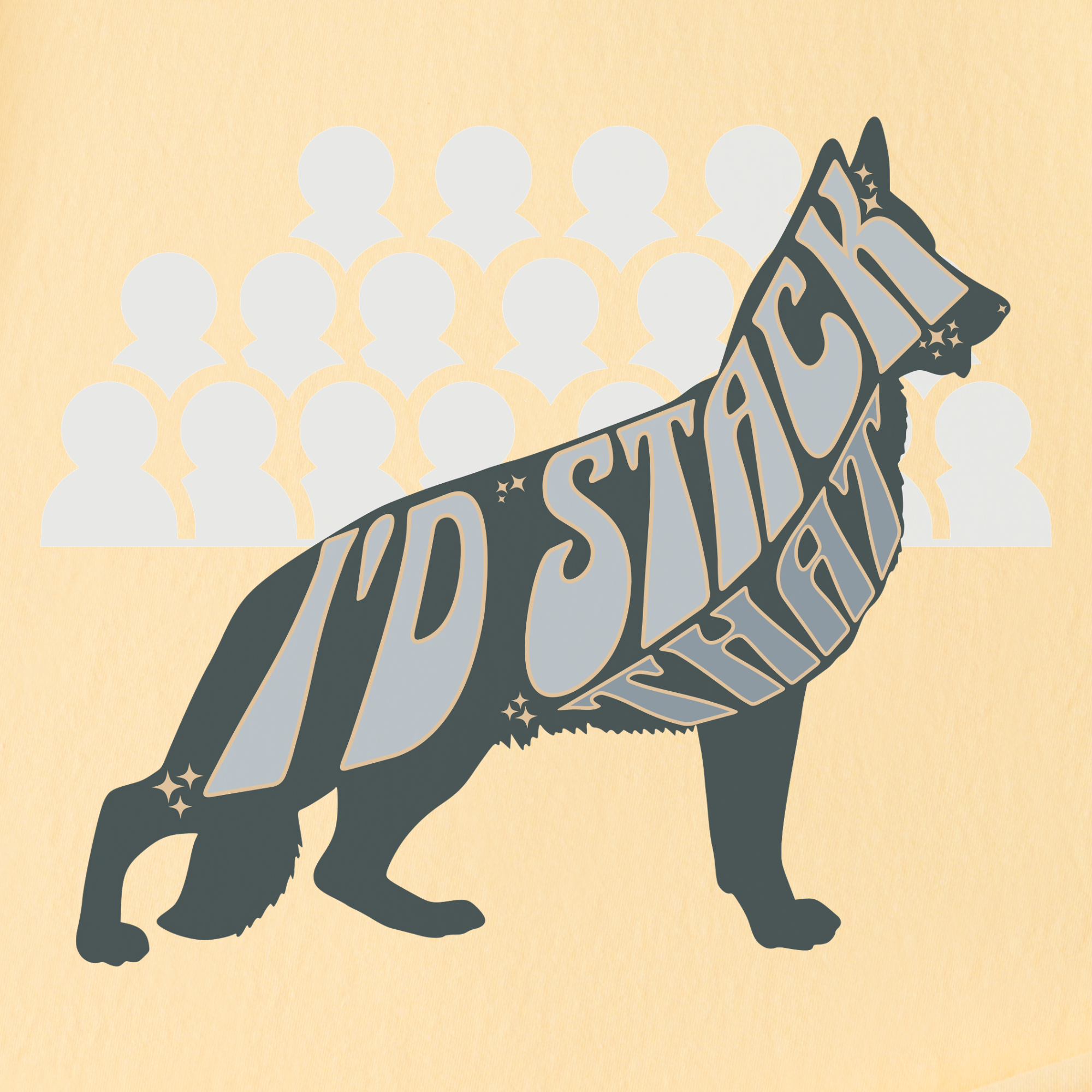 id-stack-that-dog-show-handler-t-shirt-in-butter - Butter Full Graphic