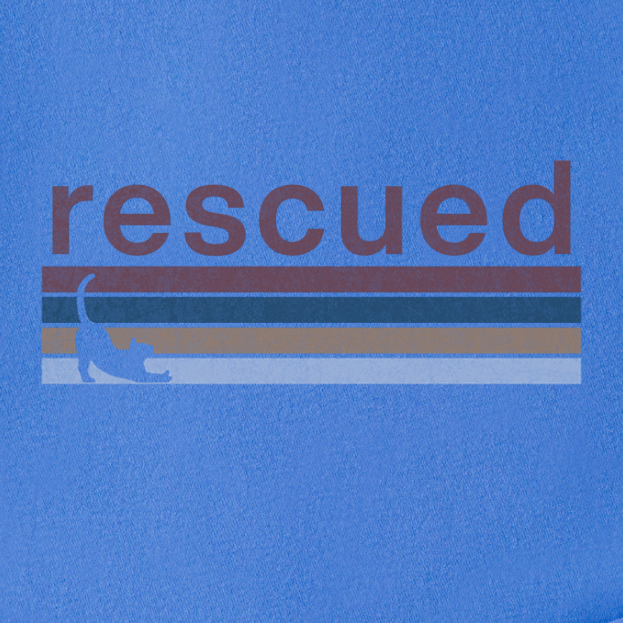 retro-cat-rescued-cat-graphic-comfort-colors-t-shirt-in-flo-blue - Flo Blue Full Graphic