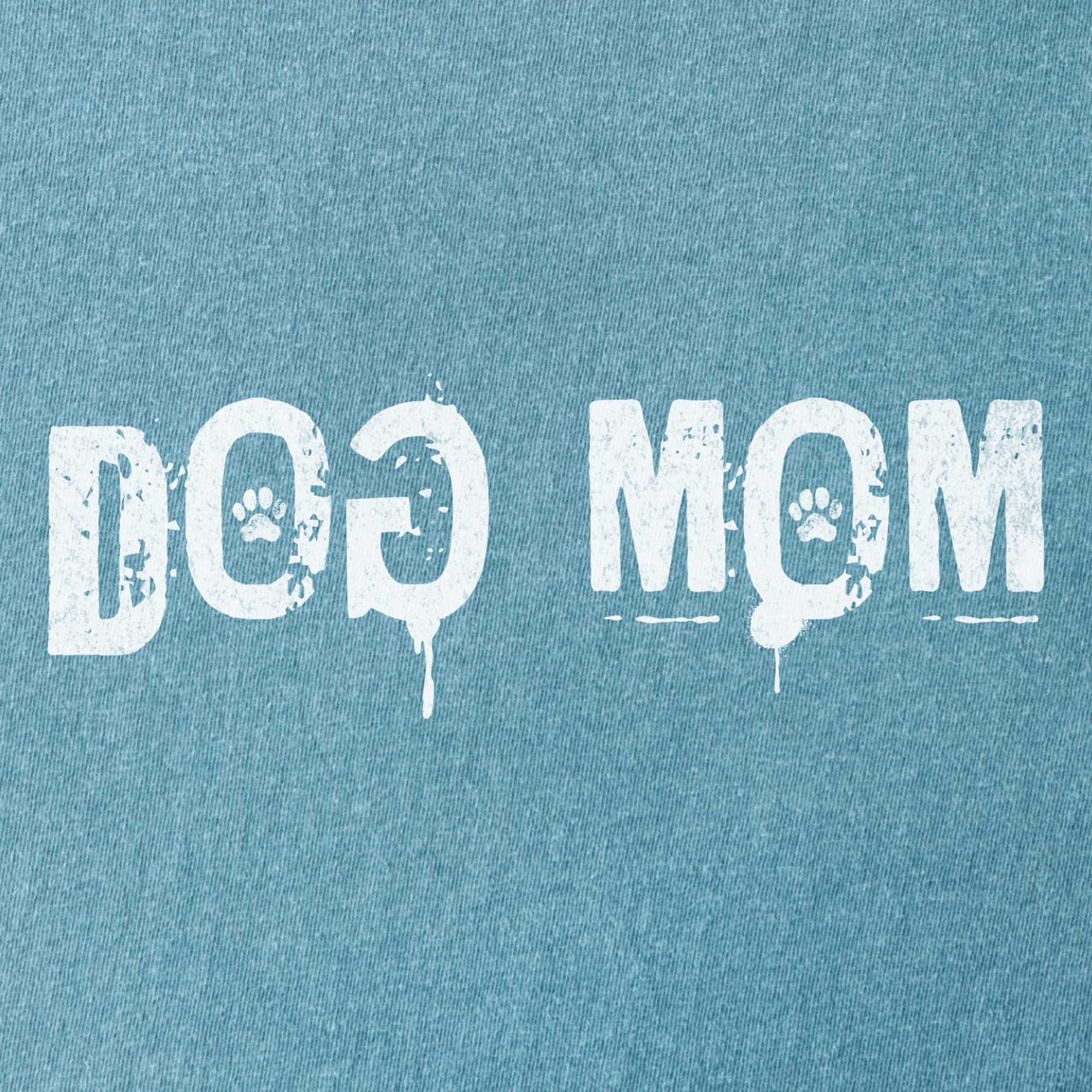 minimalist-dog-mom-messy-stamp-with-paint-splatter-dog-text-comfort-colors-t-shirt-in-ice-blue - Ice Blue Full Graphic