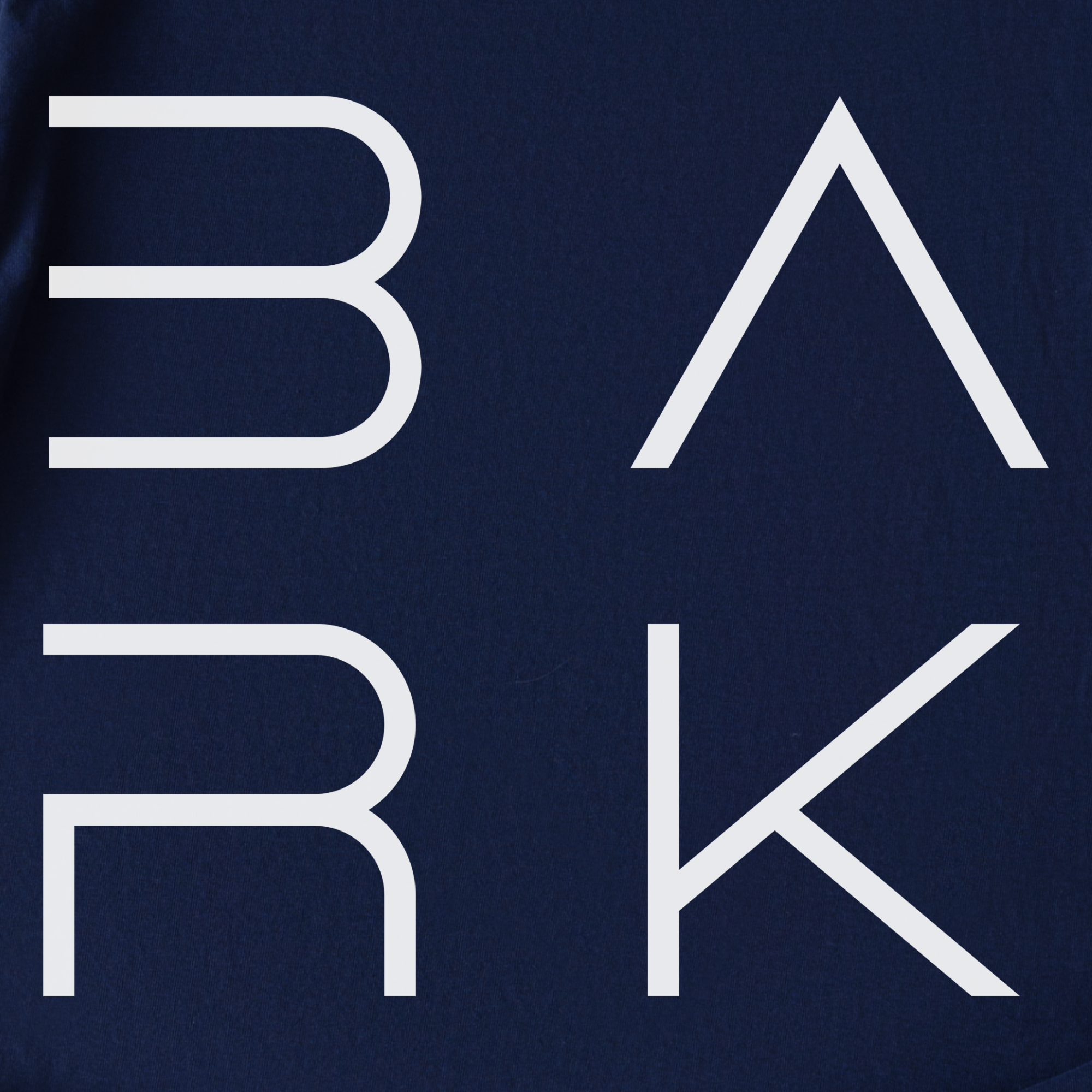 minimalist-bark-modern-text-design-dog-text-comfort-colors-t-shirt-in-true-navy - True Navy Full Graphic