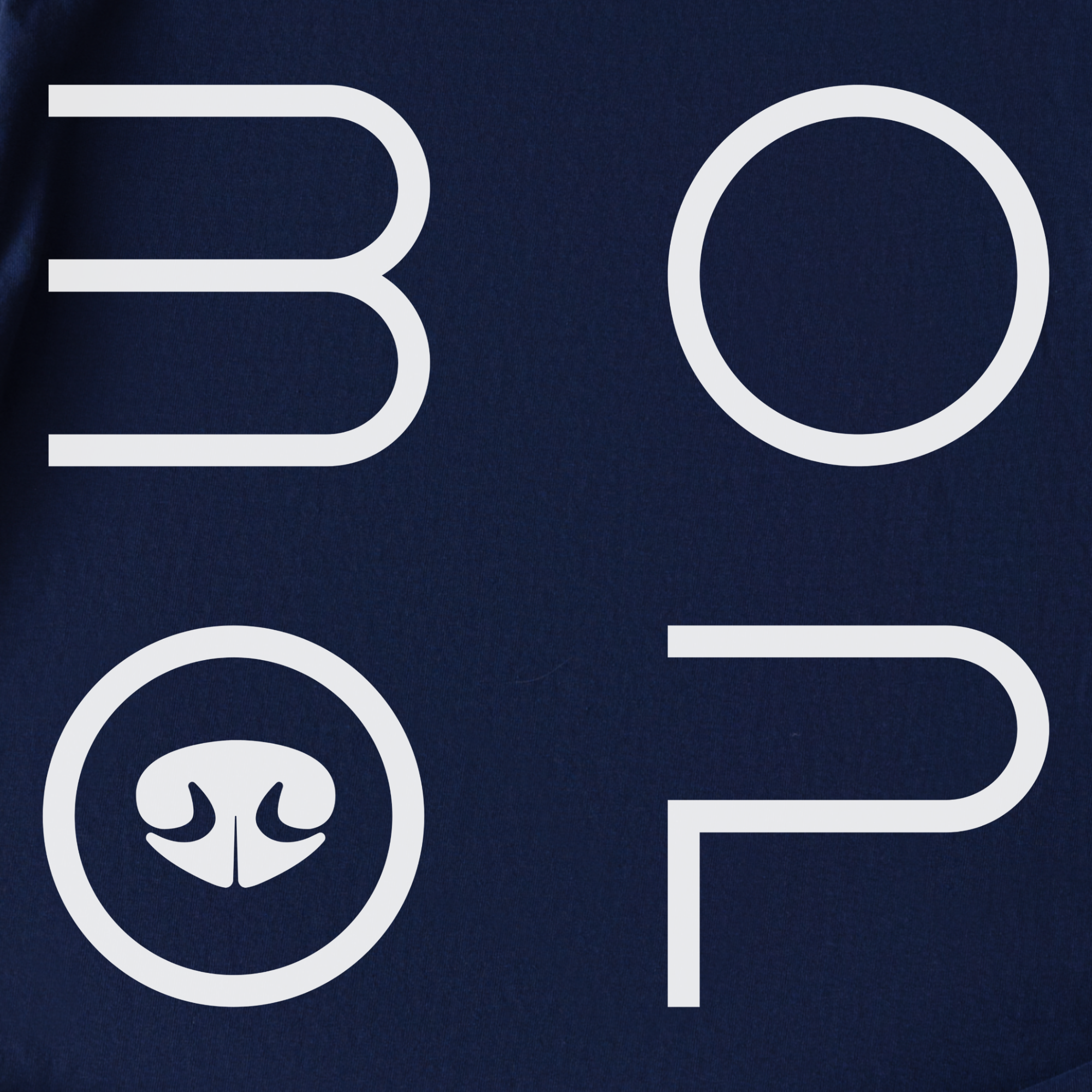 minimalist-boop-dog-nose-modern-text-design-dog-text-comfort-colors-t-shirt-in-true-navy - True Navy Full Graphic