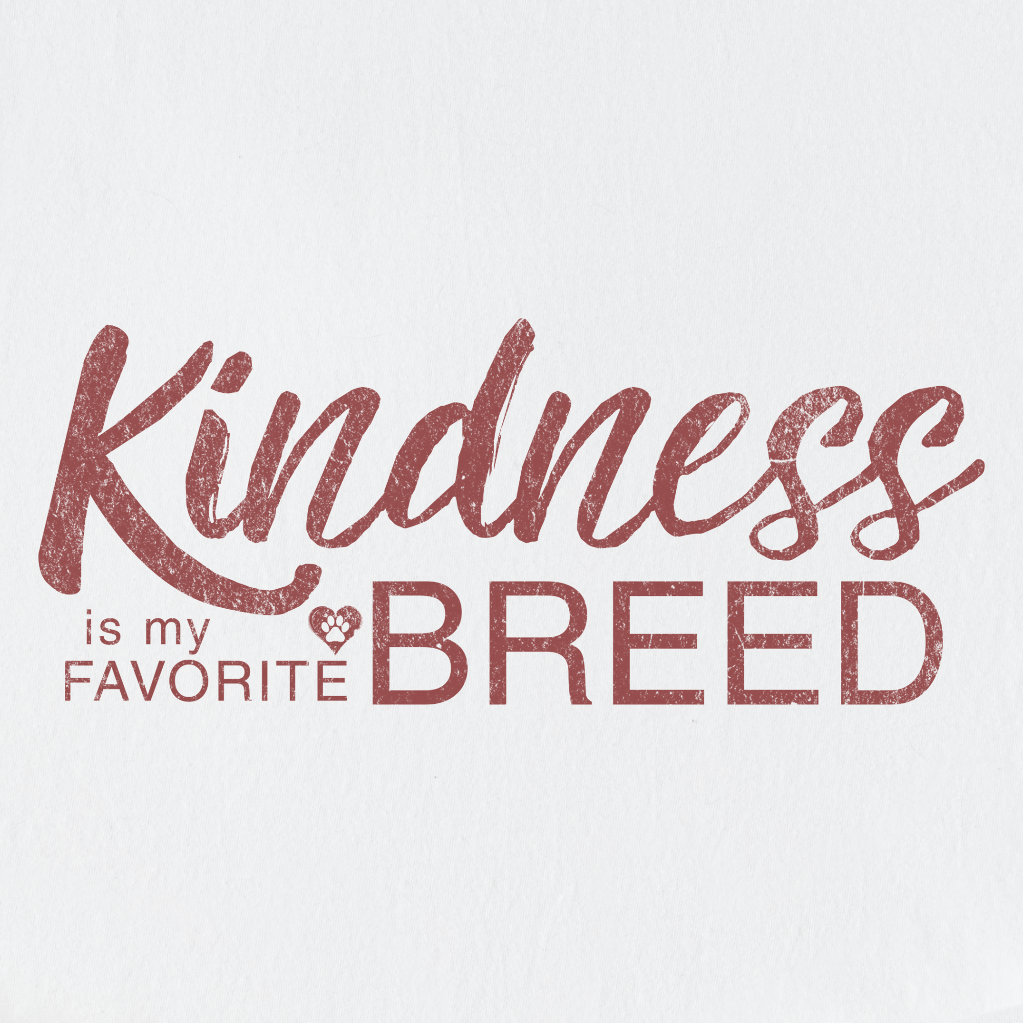 vintage-kindness-is-my-favorite-breed-dog-text-comfort-colors-t-shirt-in-white - White Full Graphic