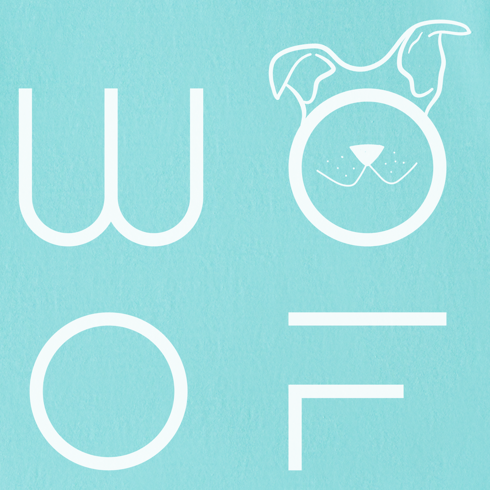 minimalist-woof-modern-text-design-dog-text-comfort-colors-t-shirt-in-chalky-mint - Chalky Mint Full Graphic