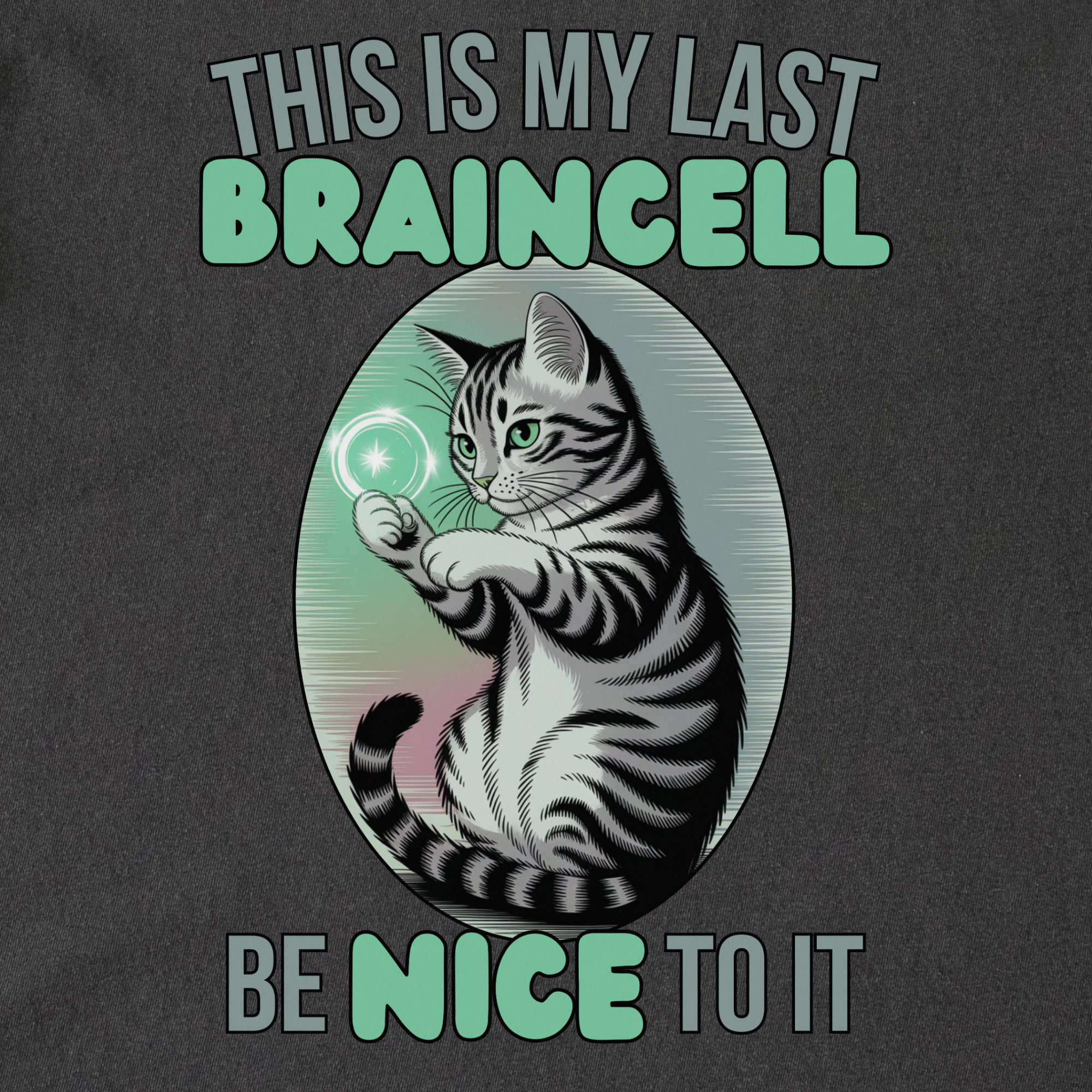 vintage-this-is-my-last-braincell-cat-graphic-comfort-colors-t-shirt-in-pepper - Pepper Full Graphic
