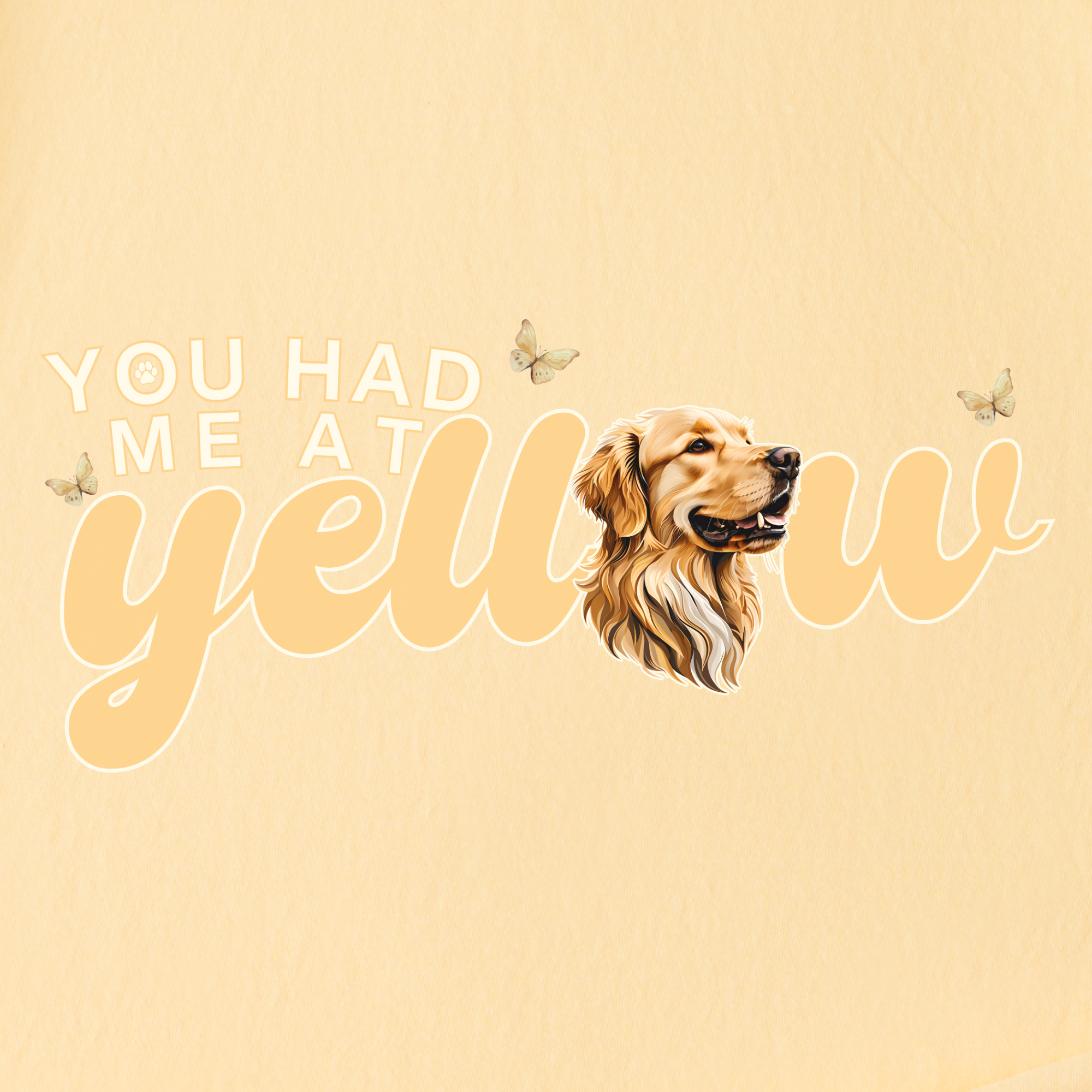 movie-inspired-you-had-me-at-yellow-labrardor-retreiver-dog-text-comfort-colors-t-shirt-in-butter - Butter Full Graphic