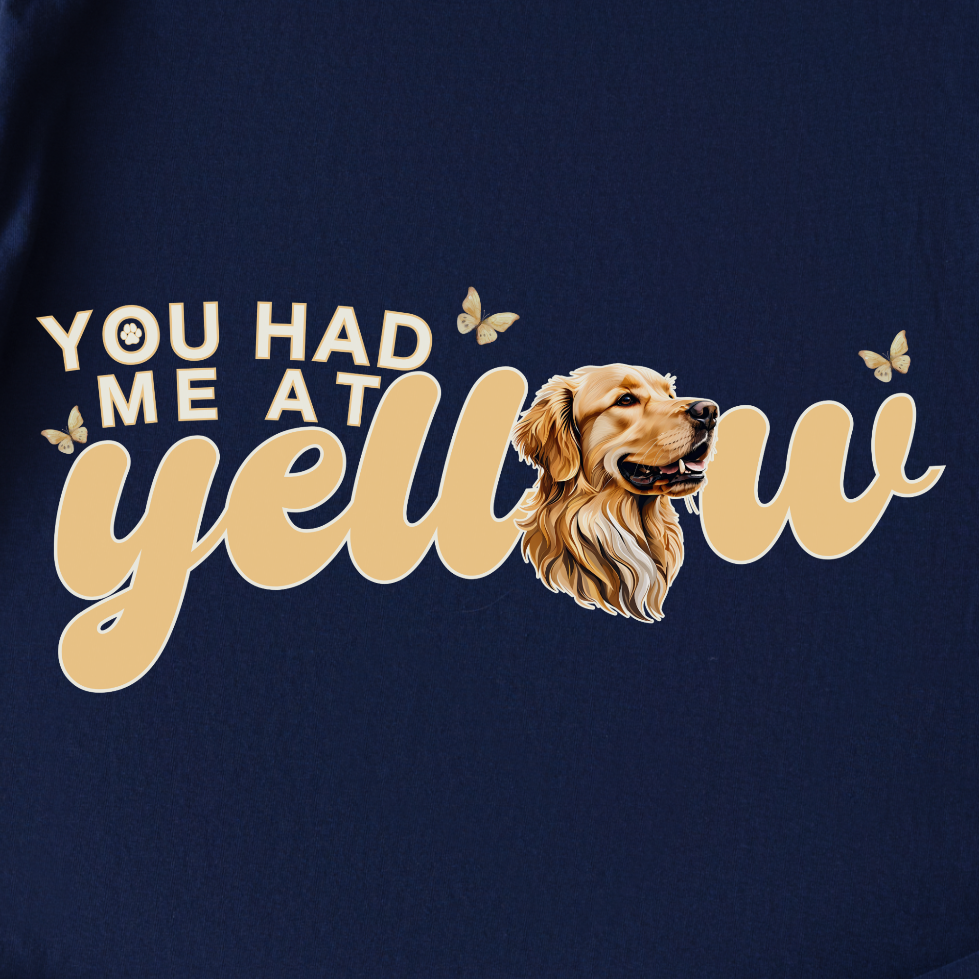 movie-inspired-you-had-me-at-yellow-labrardor-retreiver-dog-text-comfort-colors-t-shirt-in-true-navy - True Navy Full Graphic