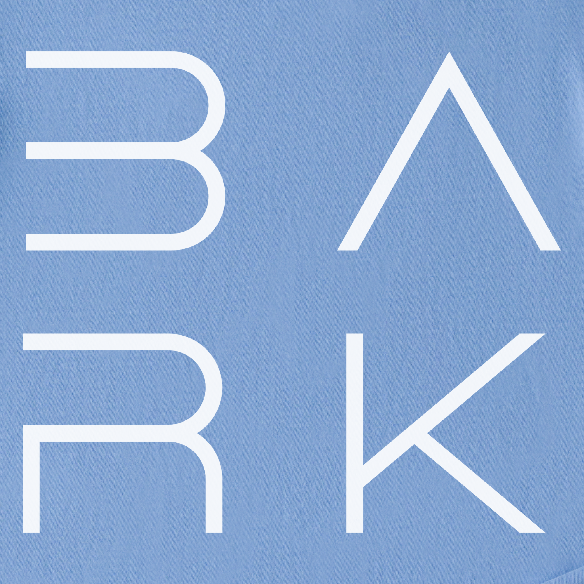 minimalist-bark-modern-text-design-dog-text-comfort-colors-t-shirt-in-washed-denim - Washed Denim Full Graphic